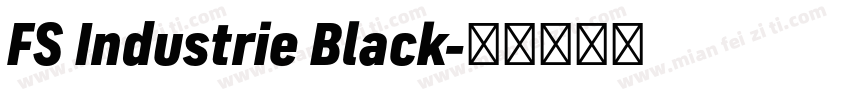 FS Industrie Black字体转换
